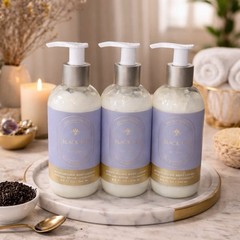 Bath & Body Works “Black Tea” Aromatherapy Body Lotion 8 oz Set of 3pc Brand New