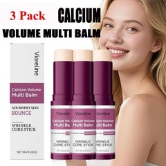 3PCS Calcium Volume Multi Balm Wrinkle Core Stick Beauty Korean Moisturing Stick