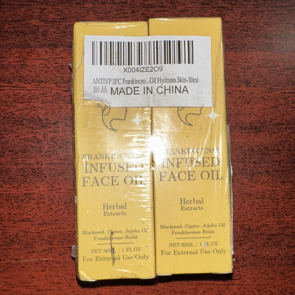 Lot Of 2 Bio-Dimot Frankinscense Infused Face Oil 1.02oz Expires 10/2027
