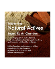 Nat Habit Ubtan Face Wash, Fresh Daily Tikta For Men & Women, Skin Brightening