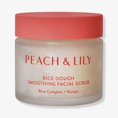 Peach & Lily Rice Dough Smoothing Facial Scrub Rice Complex + Konjac 2.82 oz