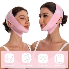 Adjustable Chin Strap Jawline Shaper & Exerciser Reusable V-Line Face Mask USA
