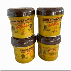Skin Light Creme Cocoa Butter Skin Brightening Clarifying Cream 4 Jars