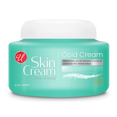 Cold Cream Skin Cream – Deep Cleansing (No Drying!), 8oz (226ml)