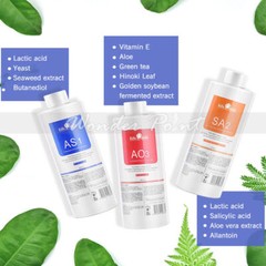 3Bottles Aqua Hydra Peeling Solution Hydro Serum for Dermabrasion Facial Machine