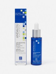 Andalou Naturals Life Boosting Serum Collagen + Hyaluronic Acid 1 oz NEW