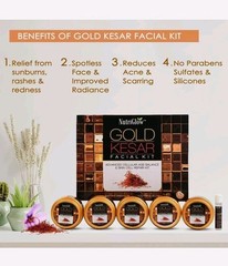 NutriGlow Gold Kesar Facial Kit Skin Care For Instant Shine & Glow 250 gm