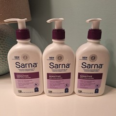 3 x Sarna SENSITIVE Anti-Itch Lotion 7.5 Fl Oz 5/2027 Vegan NEW Dry Skin
