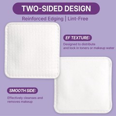 Serenorch Extra Large Cotton Pads 3X3 Inch 70 Count 100 Cotton Squares For