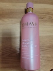 OMAVE LUXURY BODY CARE RADIANT GLOW SHIMMER BODY LOTION COCONUT VANILLA 32 OZ