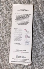 Aceology Firming Treatment Mask 65 ml / 2.19 fl oz Firms Smooths & Nourishes