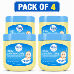 Pack of 4 Baby Petroleum Jelly Baby Fresh Scent Skin Protectant 6 Oz 170g