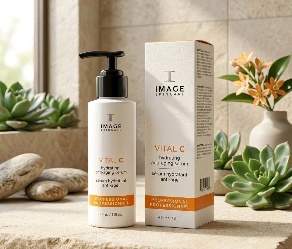 IMAGE Skincare VITAL C Hydrating Anti-Aging Serum 4 oz FREE AND FAST SHIPPING