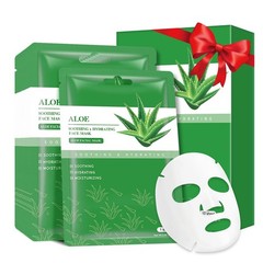 Aloe Vera Soothing Mask Hydrating Face 10 Count (Pack of 1), – Box