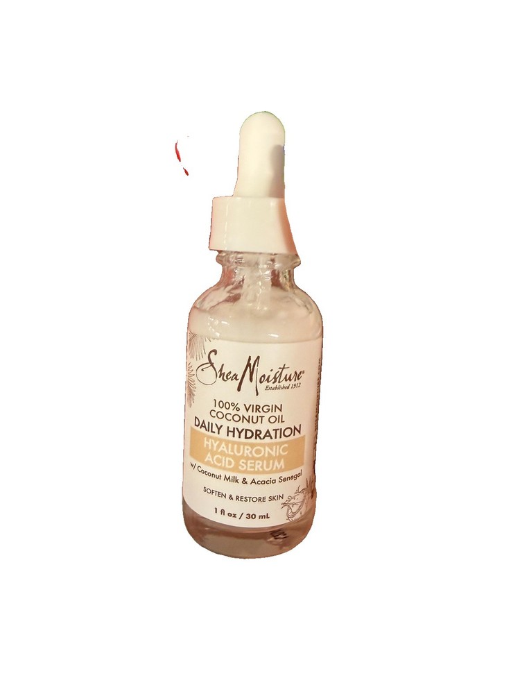 SheaMoisture Virgin Coconut Oil Daily Hydration Hyaluronic Face Serum 1 fl oz