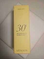 MENOKIN 30 Seconds Quick Bubble Mask Bright 95ml Brightening Mask (R1s1sb)