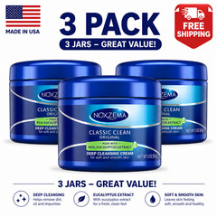 3 Pack – Noxzema Original Classic Clean Deep Cleansing Cream, 2 Oz ( 56g )