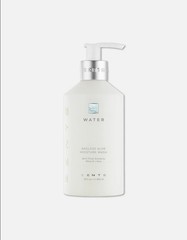 Ore Ageless Aloe Moisture Wash-exfoliating sugar cane and apple extracts.