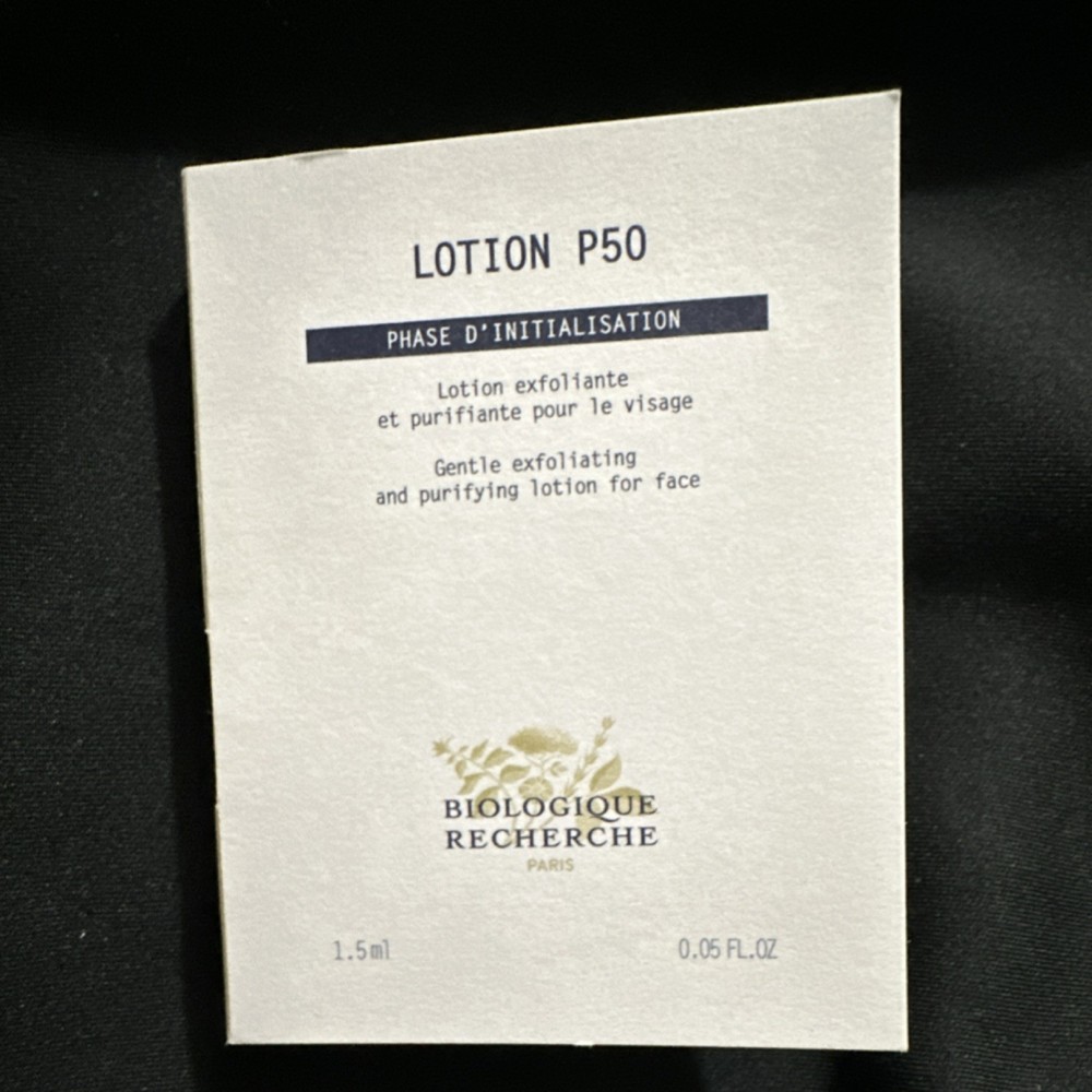Biologique Recherche Lotion P50 Exfoliating Purifying Face Lotion Sample 1.5ml