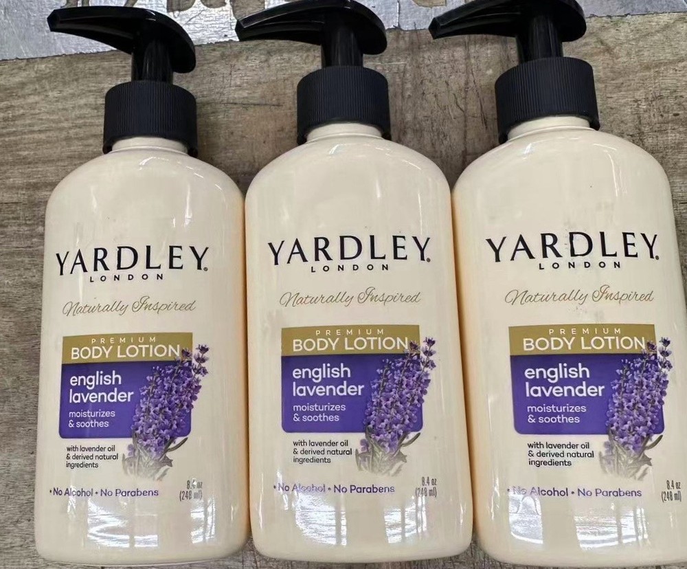 Yardley London Premium Body Lotion English Lavender 3pc With Free Shipping