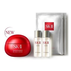 SK-II SK2 SKINPOWER Re-New Cream 80g + Gift 4pcs Set Firming Plumping
