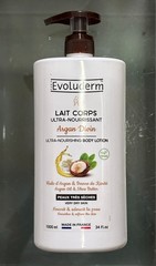 2-Pk Evoluderm ~ Argan Oil Shea Butter ULTRA NOURISHING BODY LOTION French Made