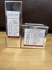 Australian Skin Clinic Retinol & Hyaluronic Face & Neck Night Cream 3.38 fl oz &