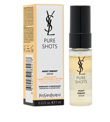 Yves Saint Laurent Pure Shots Night Reboot Serum Travel 0.23 fl oz 7ml New