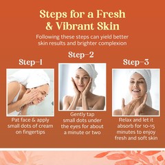 Vitamin C Vitamin E Under Eye Cream Korean Skincare Anti Aging Brightening 1 Oz