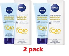 2x Nivea 6.8 fl oz Firming Cellulite Gel Q10 Plus L-Carnitine 200 ml