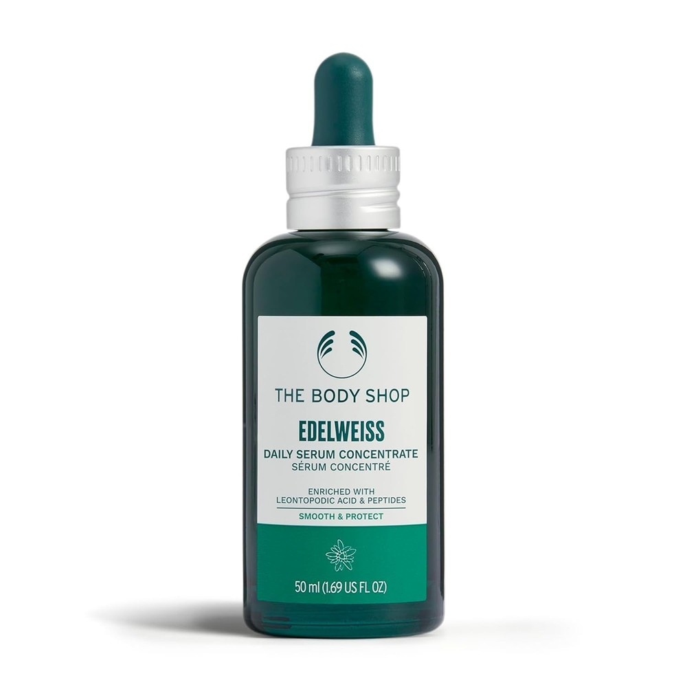 THE BODY SHOP EDELWEISS Daily Serum Concentrate Bigger Size 1.69 oz 50 ml NEW