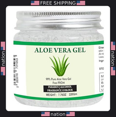 99% Pure Aloe Vera Gel – Natural Moisturizer for Face, Skin & Hair (7.76 oz)
