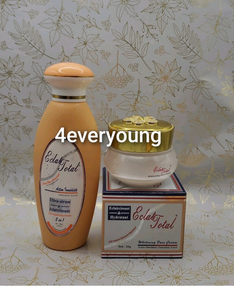2 In 1 Eclat total Lightening NIGHT Face Cream 30g + Serum 150 Fl Oz💯 AUTHENTIC