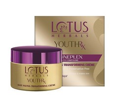 Lotus Herbals Youth Rx Anti-Aging Transforming Creme SPF 25 Skin Face Cream 50g
