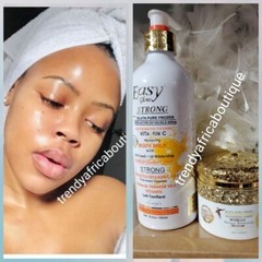 2pcs. Easy Glow Glutathion, Vitamin, C GLOW WHITENING body Milk & Face Cream.👌