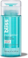 Bliss Clear Genius Clarifying Toner + Serum – 4.3 Fl Oz – Purifies Pores, Tones,