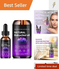 Organic Bakuchiol Oil for Face & Body Retinol Alternative 2.02 fl oz Anti-Aging