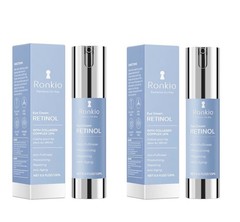 NIB~ Ronkie Eye Cream Retinol Collagen LOT x2 Complex Anti Puffiness 0.5 fl oz