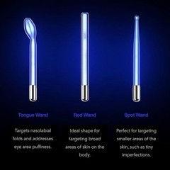 NuDerma Clinical Skin Therapy Wand – Portable Skin Therapy Machine -Sealed