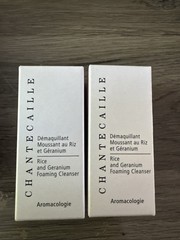 Chantecaille Rice and Geranium Foaming Cleanser Travel Size .27 oz/7.8 g. NIB