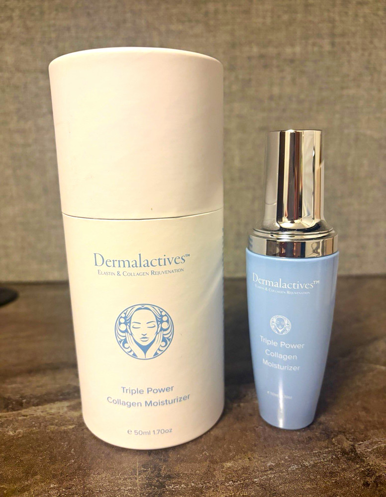 Dermalactives Triple Power Collagen Moisturizer Face Cream, Elastin 1.7 fl oz