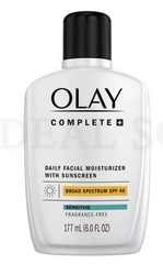 Olay Complete + Daily Facial Moisturizer SPF 40 Sensitive 6.0oz FRESH exp 10/26