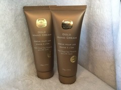 2 Kedma Gold Hand Cream with Dead Sea Minerals & 24K Gold, Paraben-Free, 100g