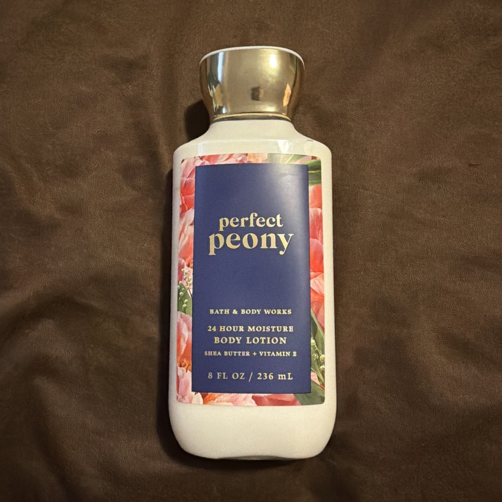 Bath and Body Works Perfect Peony Body Lotion with Shea Butter, 8 fl Oz.