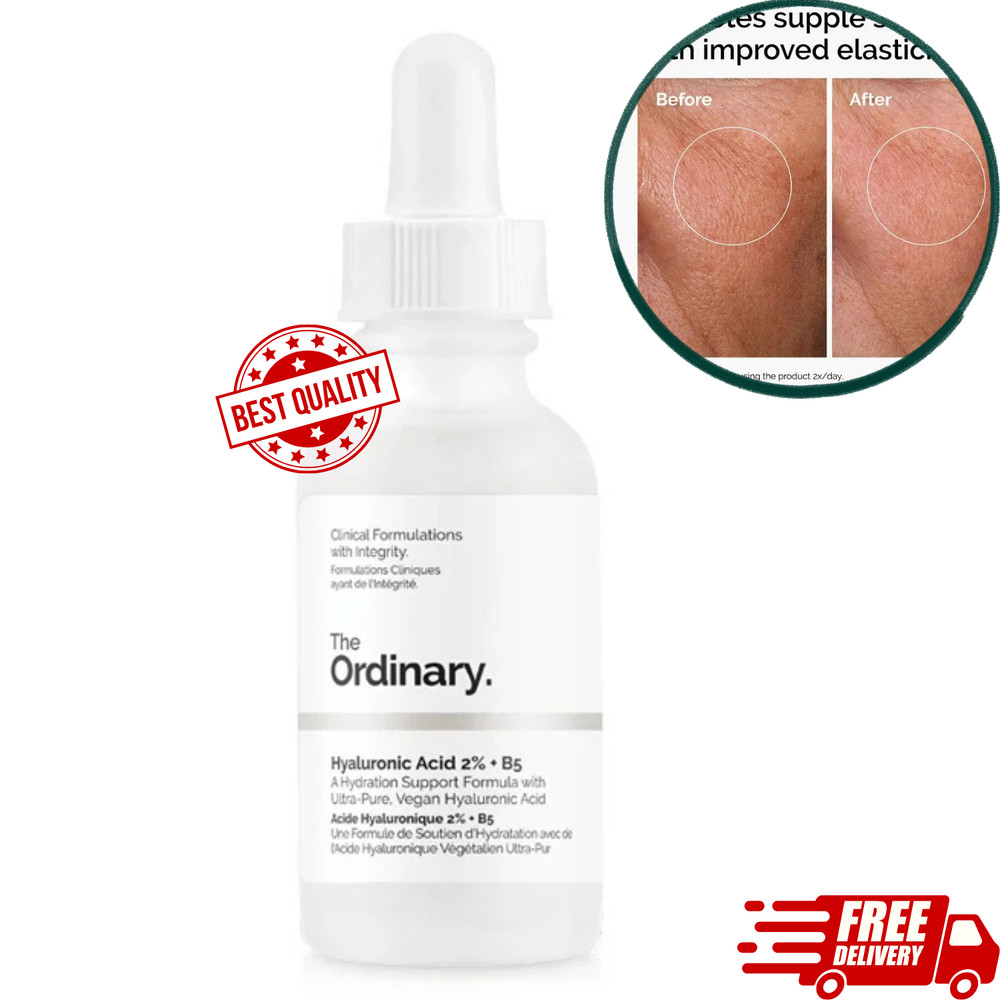 The Ordinary Hyaluronic Acid 2% + B5 Hydration Support – 30ml New in Box!