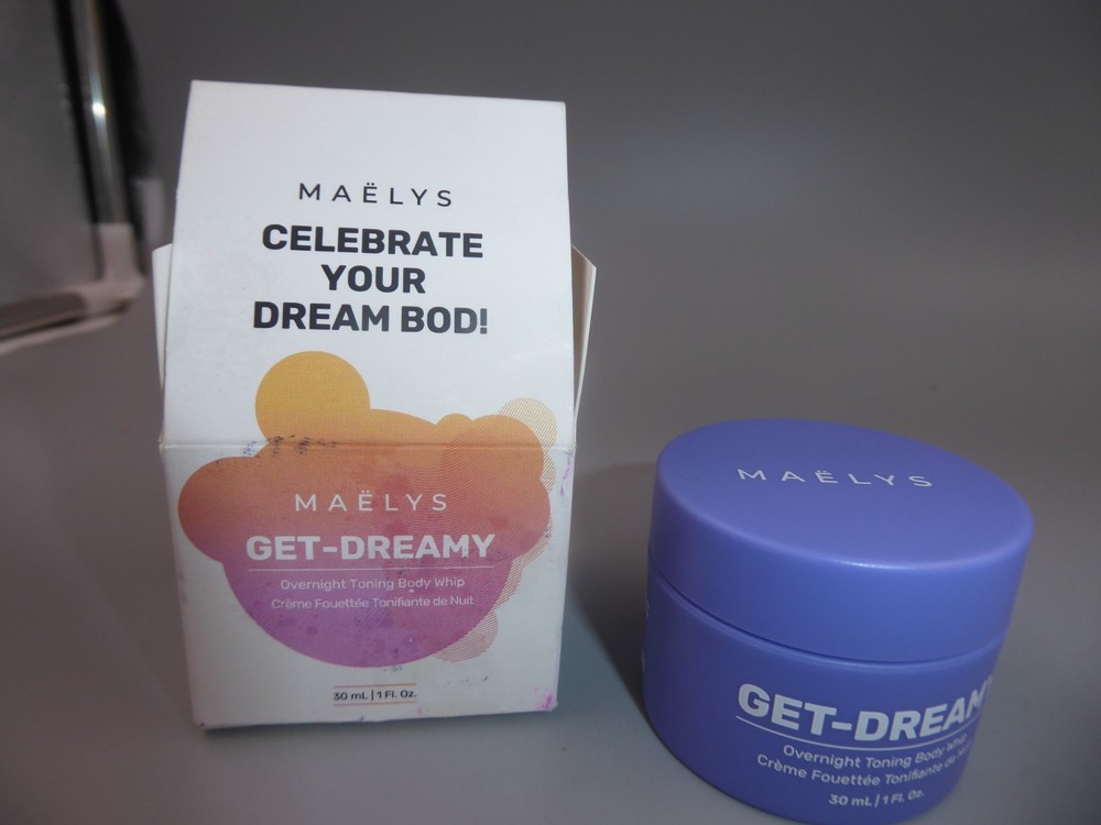 NIB MAELYS GET-DREAMY OVERNIGHT TONING BODY WHIP 30 ml/1.0 fl oz TRAVEL SIZE
