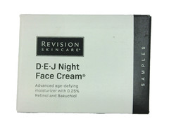 Revision Skincare D.E.J Night Face Cream Sample [12 Pack] *NIB