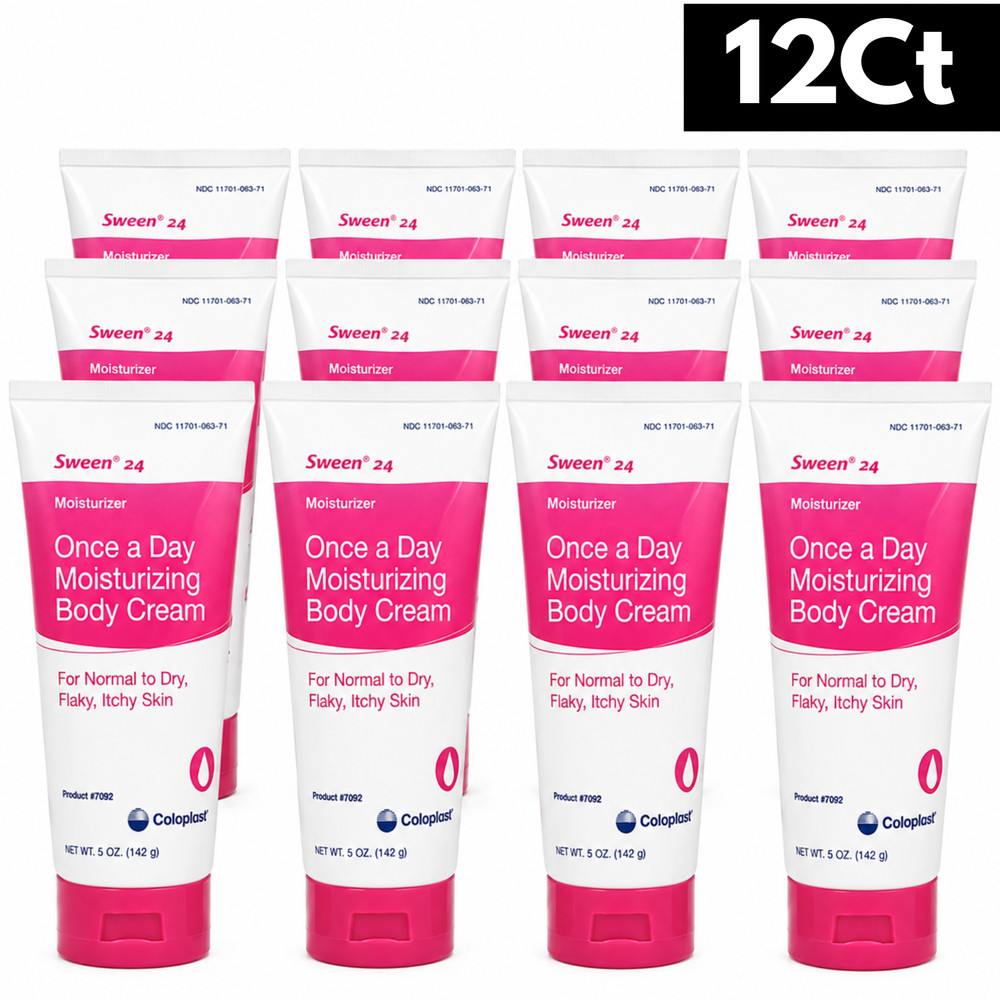 Sween 24 Once A Day Moisturizing Body Cream 5oz 12Ct 7092