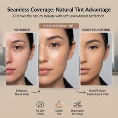 Anti Aging Tinted Moisturizer SPF 50, Mineral Sunscreen for Face with Zinc Ox…