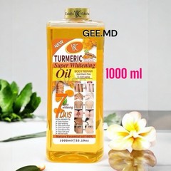 💯 Turmeric Super Whitening Oil Dark spots Body Corrector VSC 1000ml USA On Sale